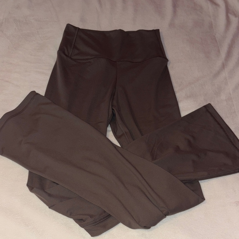 (Never Worn) Olive Green Flared Leggings